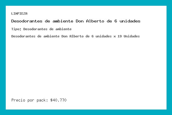 Shampoos y acondicionadores Campo Sano de 250 grs x 16 Unidades