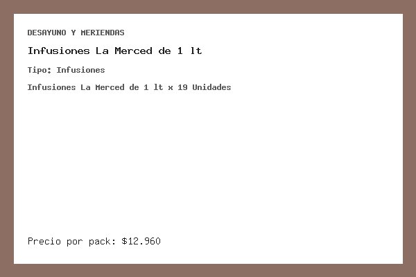 Golosinas y chocolates La Serrana de 1 kg x 23 Unidades