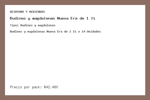 Verduras La Merced de 6 unidades x 6 Unidades