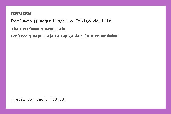 Pastas La Espiga de 6 unidades x 15 Unidades